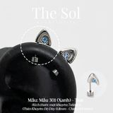  Khuyên Tai Thép Xi Mạ Cat's Ear - Mẫu 301 