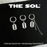  Khuyên Tai Titan Unisex The Razor - Mẫu T92 [1 CHIẾC] 
