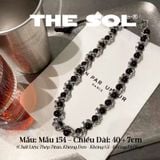  Dây Chuyền Titan Unisex Black Pearl Chain - Mẫu 154 