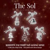  Khuyên Tai Thép Xi Mạ Giáng Sinh - Mẫu 294 