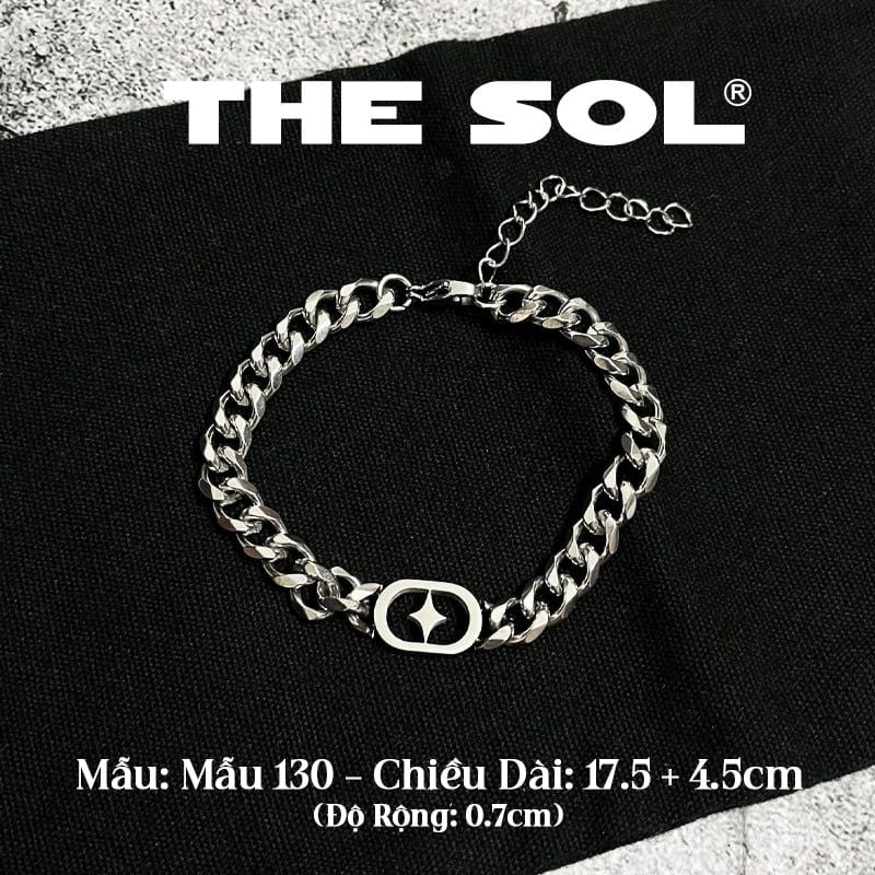  Lắc Tay Titan Unisex Charm Bling - Mẫu 130 