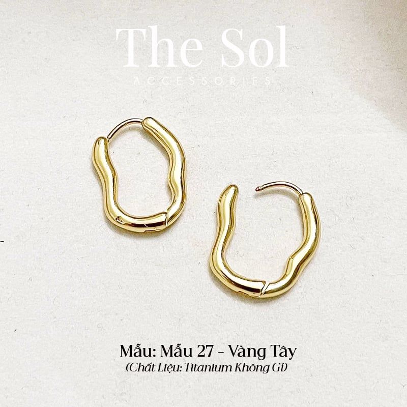  Bông Tai Titan Strange Hoops - Mẫu 27 