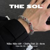  Lắc Tay Titan Unisex Barbed Wire & Gems - Mẫu 149 