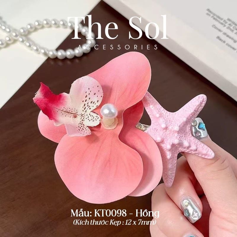  Kẹp Tóc Phong Lan & Sao Biển 