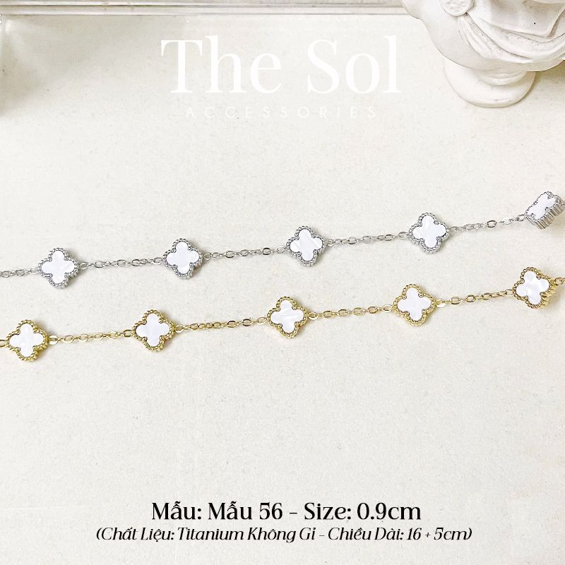  Lắc Tay Titan White Lou 0.9cm - Mẫu 56 