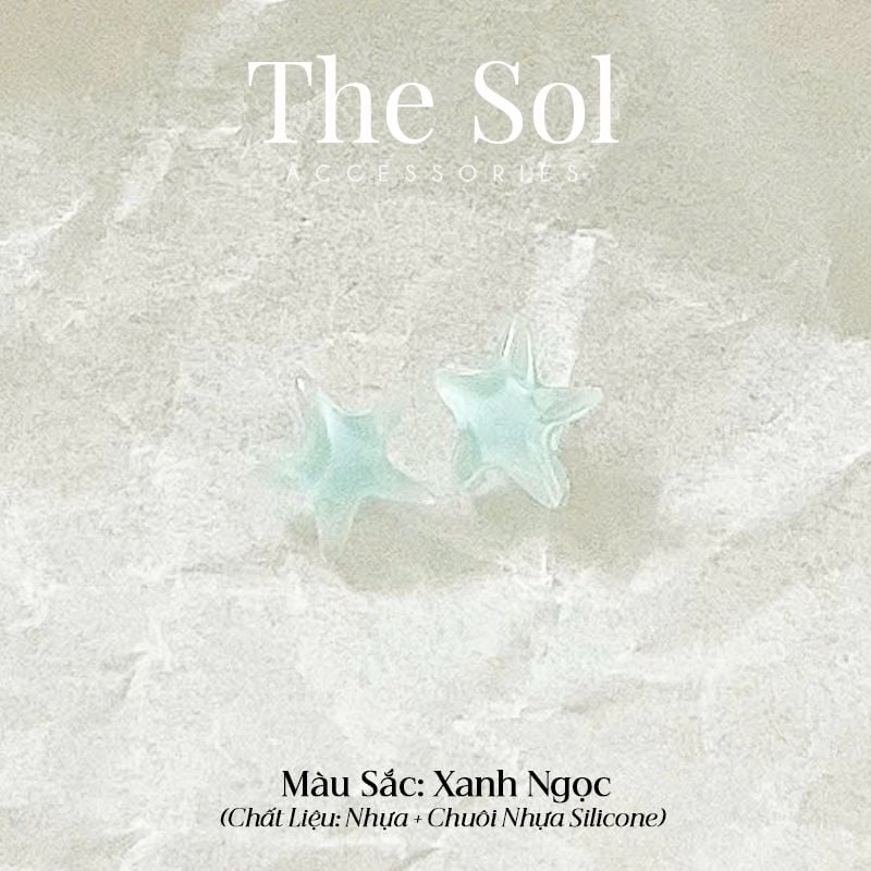  Bông Tai Nhựa The Star 