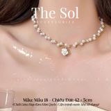  Dây Chuyền Ngọc Trai Golden Rose - Mẫu 18 