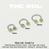  Khuyên Tai Titan SEPTUM Colorful Gems 