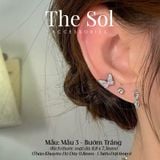  Khuyên Tai Thép Xi Mạ The Butterfly - Mẫu 3 