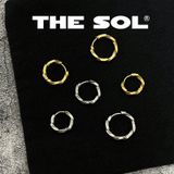  Khuyên Tai Titan Unisex Curve Hoops 