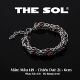  Lắc Tay Titan Unisex Barbed Wire & Gems - Mẫu 149 
