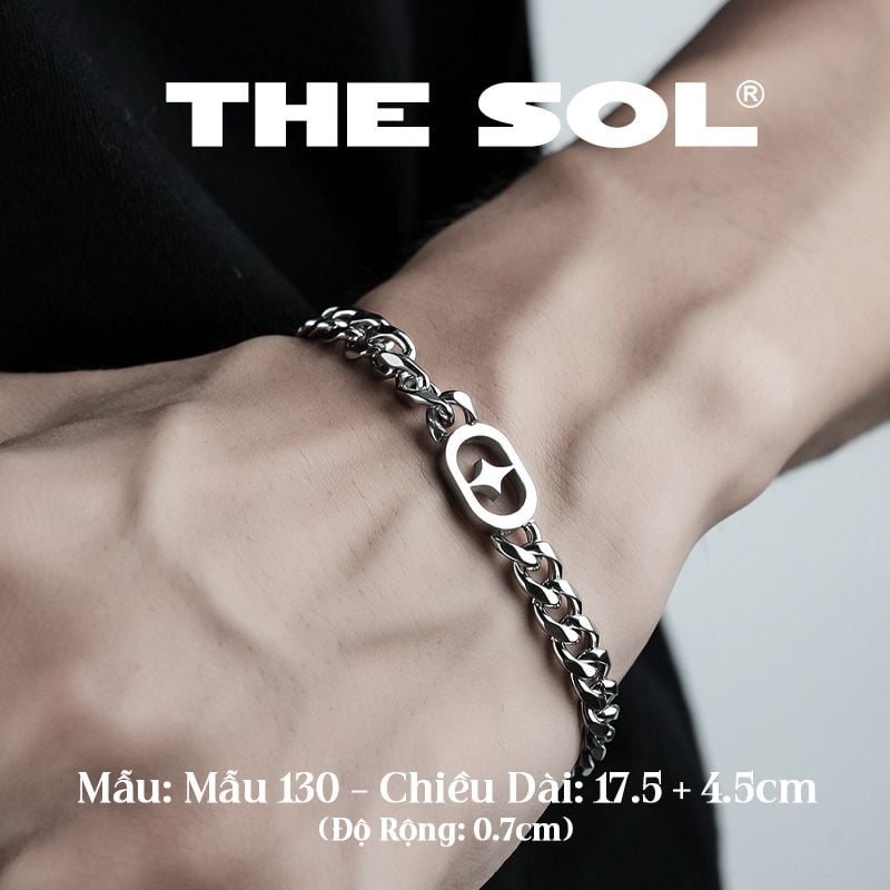  Lắc Tay Titan Unisex Charm Bling - Mẫu 130 