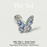 Khuyên Tai Thép Xi Mạ The Butterfly - Mẫu 3 