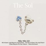  Khuyên Tai Thép Xi Mạ Teddy Bear - Mẫu 222 