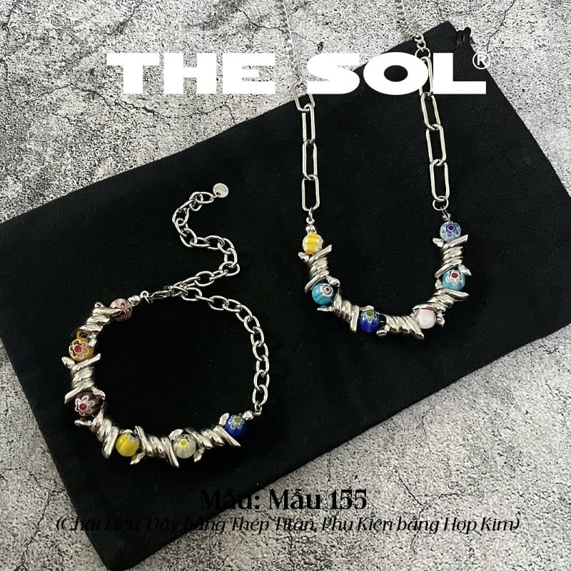  Lắc Tay Titan Unisex Colorful Bead - Mẫu 155 