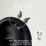  Khuyên Tai Thép Xi Mạ VERTICAL HELIX - Mẫu 218 