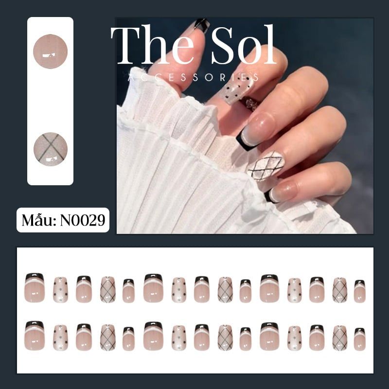  Bộ Nailbox 24 Móng - N0029 