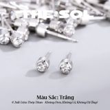  Khuyên Tai Titan Unisex Hỗ Trợ Bấm Xỏ 