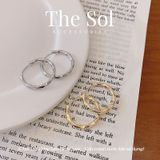  Bông Tai Hàn Quốc Ulzzang Hoops 