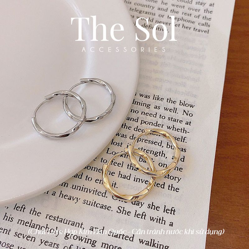  Bông Tai Hàn Quốc Ulzzang Hoops 