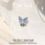  Khuyên Tai Thép Xi Mạ The Butterfly - Mẫu 3 