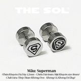  Khuyên Tai Titan Unisex The Superman 