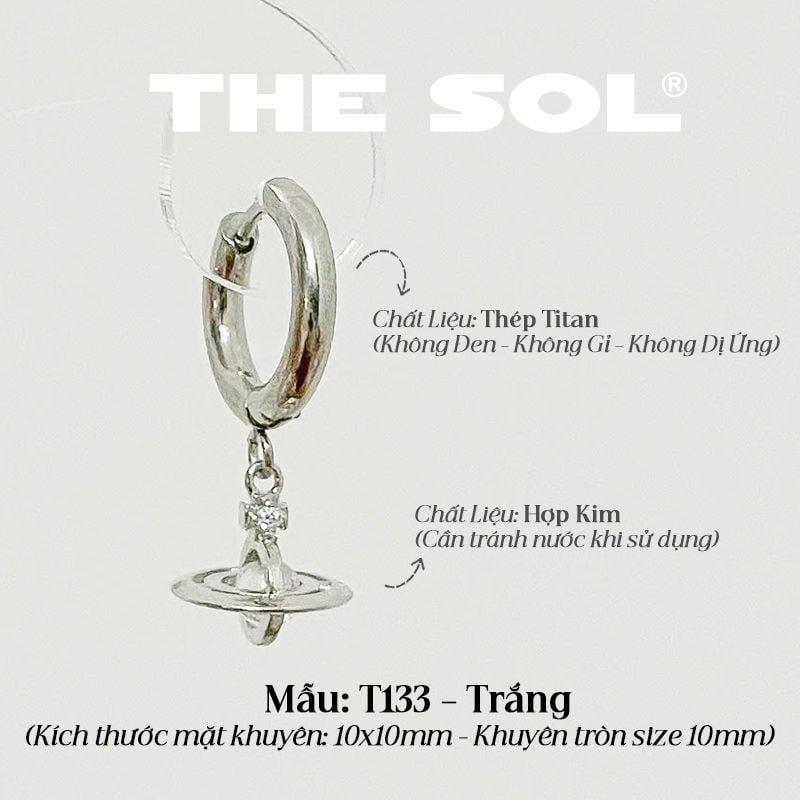  Khuyên Tai Titan Unisex The Planet 