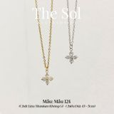  Dây Chuyền Titan Diamond Clover - Mẫu 124 