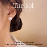  Bông Tai Hàn Quốc Hologram Bean - Mẫu 361 