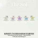  Khuyên Tai Titan Hologram Starfish [1 CHIẾC] 