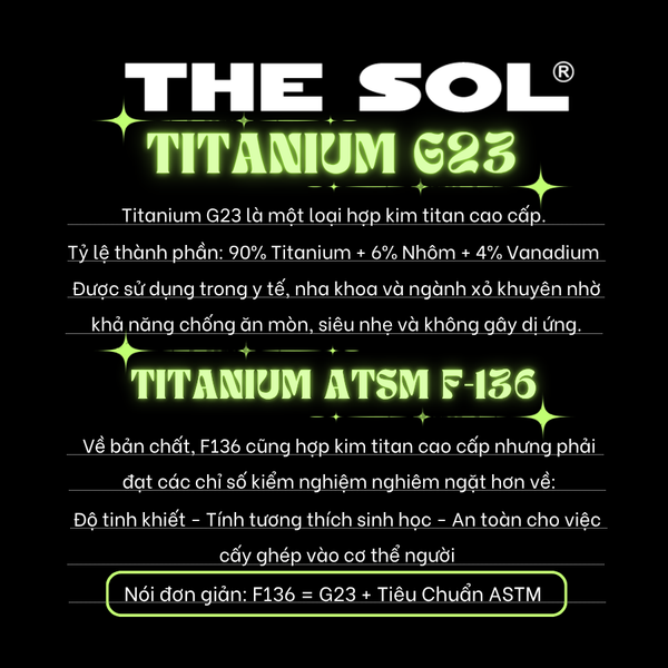  Khuyên Tai TITANIUM ATSM F-136 VERTICAL HELIX 