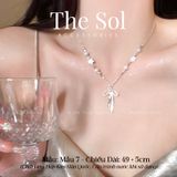  Dây Chuyền Hàn Quốc Silver Bow - Mẫu 7 