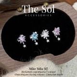  Khuyên Tai Thép Xi Mạ Bling Colour Star - Mẫu 317 