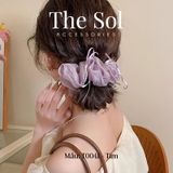  Cột Tóc Scrunchies Ribbon Bow 