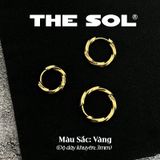  Khuyên Tai Titan Unisex Curve Hoops 