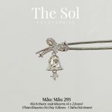  Khuyên Tai Thép Xi Mạ Giáng Sinh - Mẫu 293 