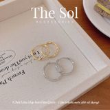  Bông Tai Hàn Quốc Ulzzang Hoops 