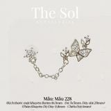  Khuyên Tai Thép Xi Mạ The Butterfly - Mẫu 228 
