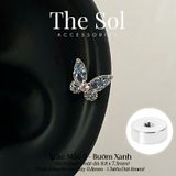  Khuyên Tai Thép Xi Mạ The Butterfly - Mẫu 3 