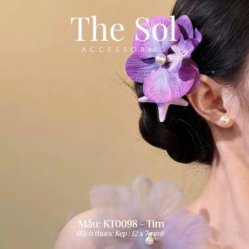  Kẹp Tóc Phong Lan & Sao Biển 