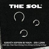  Khuyên Tai Titan Unisex SEPTUM Bi Nhọn - 1.2mm 