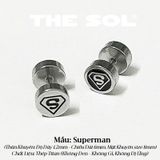  Khuyên Tai Titan Unisex The Superman 