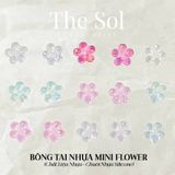  Bông Tai Nhựa Mini Flower 