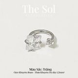  Khuyên Tai Titan Unisex SEPTUM Dia Colour - Vuông 