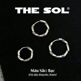  Khuyên Tai Titan Unisex Curve Hoops 