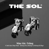  Khuyên Tai Titan Unisex Hỗ Trợ Bấm Xỏ 