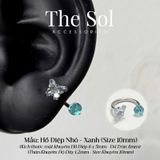  Khuyên Tai Thép Không Gỉ SEPTUM Hồ Điệp Màu Sắc 