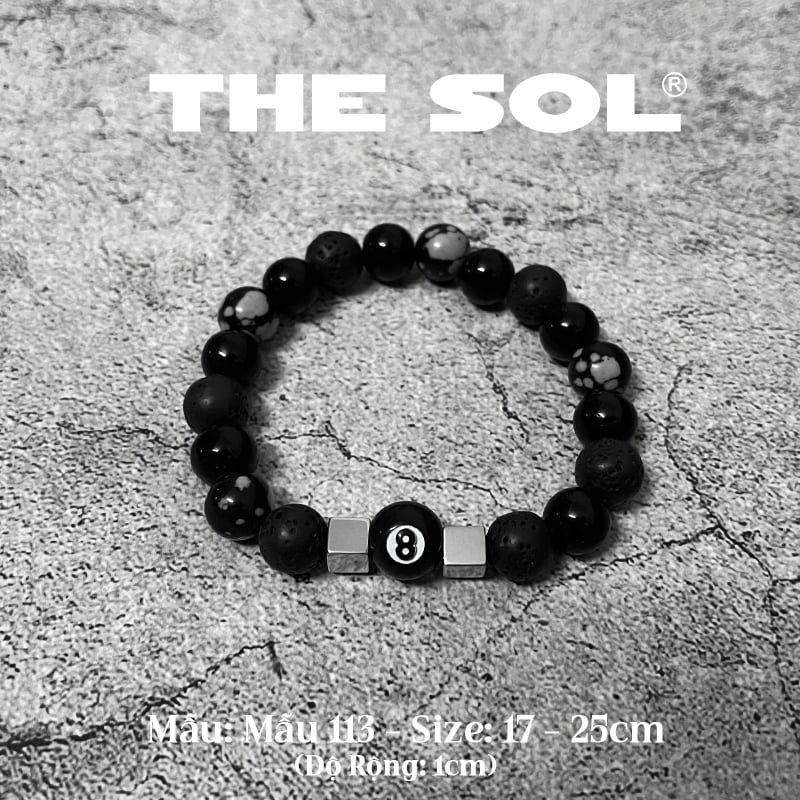  Lắc Tay Unisex The 8 Ball - Mẫu 113 