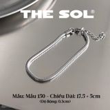  Lắc Tay Titan Unisex Metal Rope - Mẫu 150 