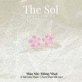  Bông Tai Nhựa Mini Flower 